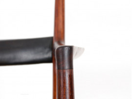 Rosewood desk chair designed by Helge Vestergaard Jensen 