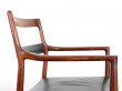 Rosewood desk chair designed by Helge Vestergaard Jensen 