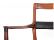 Rosewood desk chair designed by Helge Vestergaard Jensen 