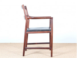 Rosewood desk chair designed by Helge Vestergaard Jensen 