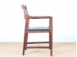 Rosewood desk chair designed by Helge Vestergaard Jensen 