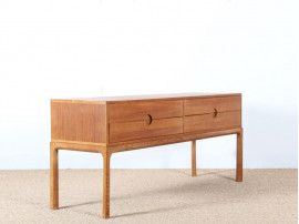 Scandinavian oak chest of drawers