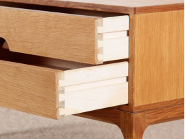 Scandinavian oak chest of drawers