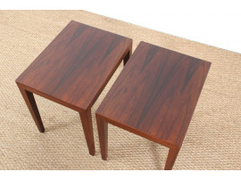 Pair of coffee / occasional tables in Rio rosewood 