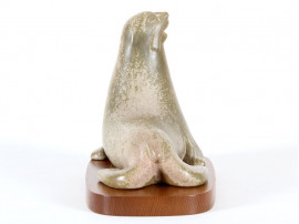 Ceramic sea-lion by Gunnar Nylund