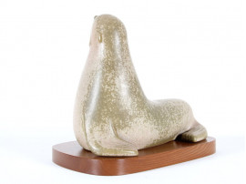 Ceramic sea-lion by Gunnar Nylund