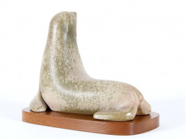 Ceramic sea-lion by Gunnar Nylund