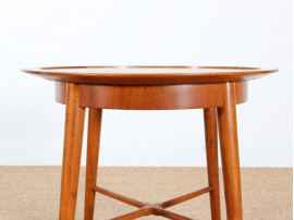 Scandinavian occasional table in mahogany