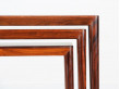 Set of scandinavian nesting tables in rosewood