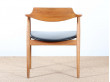 Scandinavian teak armchair, by Erik Kirkegaard