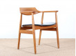 Scandinavian teak armchair, by Erik Kirkegaard