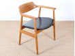 Scandinavian teak armchair, by Erik Kirkegaard