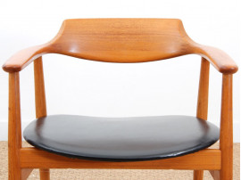 Scandinavian teak armchair, by Erik Kirkegaard