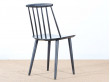 Set of 6 scandinavian chair, model J77, designed by Folke Palsson