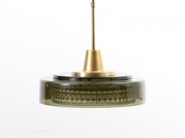 Scandinavian glass pendant lamp designed by Carl Fagerlund