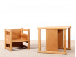Ensemble modulable multifonctionnel table et chaises pour enfant de Kay bojesen design scandinave