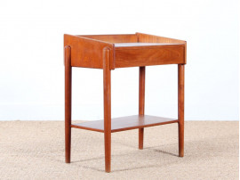 table de chevet scandinave en teck de Borge Mogensen