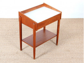 Scandinavian bedside teak table by Børge Mogensen, model 148