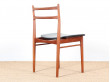 Set of 4 scandinavian teak chairs