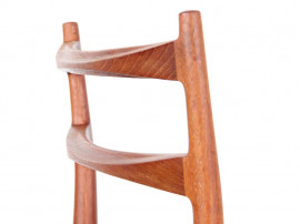 Set of 4 scandinavian teak chairs