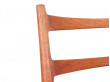 Set of 4 scandinavian teak chairs