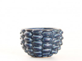 ceramique scandinave petit vase axel salto bleu