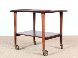 Rosewood trolley / coffee table designed by Niels O. Møller