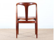 Suite de 4 chaises Juliane en palissandre Johannes Andersen design scandinave