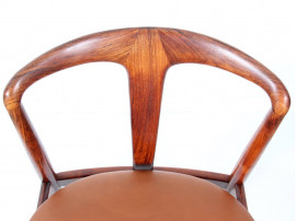 Suite de 4 chaises Juliane en palissandre Johannes Andersen design scandinave