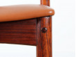 Suite de 4 chaises Juliane en palissandre Johannes Andersen design scandinave