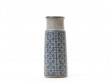 Small cylinder vase with blue patterns