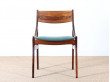 suite de 4 chaises scandinaves en palissandre de Rio