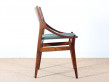 suite de 4 chaises scandinaves en palissandre de Rio