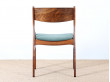 suite de 4 chaises scandinaves en palissandre de Rio