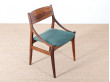 Set of four scandinavian chairs in rosewood by  H. Vestervig Eriksen