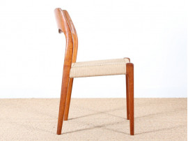 Set of four scandinavian chairs in teak, designed by Niels O. Møller, model 71