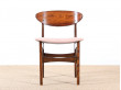 Pair of scandinavian rosewood chairs