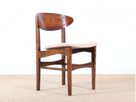 Pair of scandinavian rosewood chairs