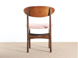 Pair of scandinavian rosewood chairs