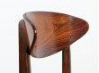 Pair of scandinavian rosewood chairs