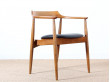 Scandinavian desk chair in teak