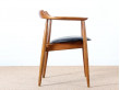 Scandinavian desk chair in teak