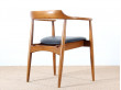 Scandinavian desk chair in teak