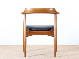 Fauteuil de bureau scandinave en teck de  Arne Wahl Iverse Modèle ST 750