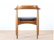 Fauteuil de bureau scandinave en teck de  Arne Wahl Iverse Modèle ST 750