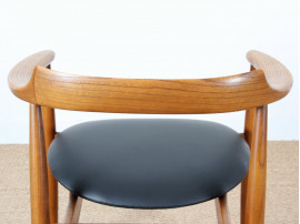 Scandinavian desk chair in teak