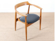 Scandinavian desk chair in teak