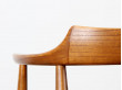 Scandinavian desk chair in teak