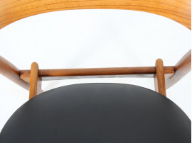 Scandinavian desk chair in teak