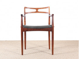 Fauteuil scandinave en palissandre de Rio de Johannes Andersen